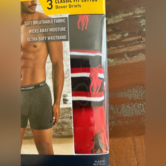 Polo by Ralph Lauren Men's 3 Pack Boxer Briefs! NWTS! S - Picture 2 of 3
